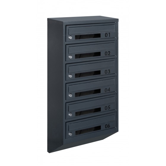 Multi mailboxes E1-D anthracite