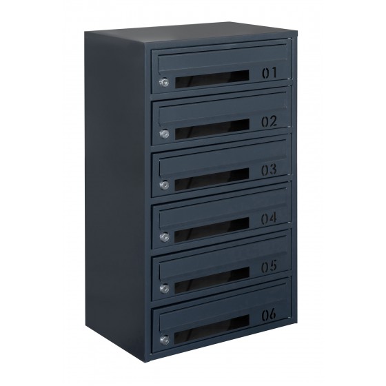 Multi mailboxes E1-D anthracite