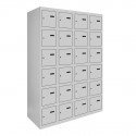 Камеры хранения металлические 6-ти уровневые ШКМ 6/30/4 (6/40/4)