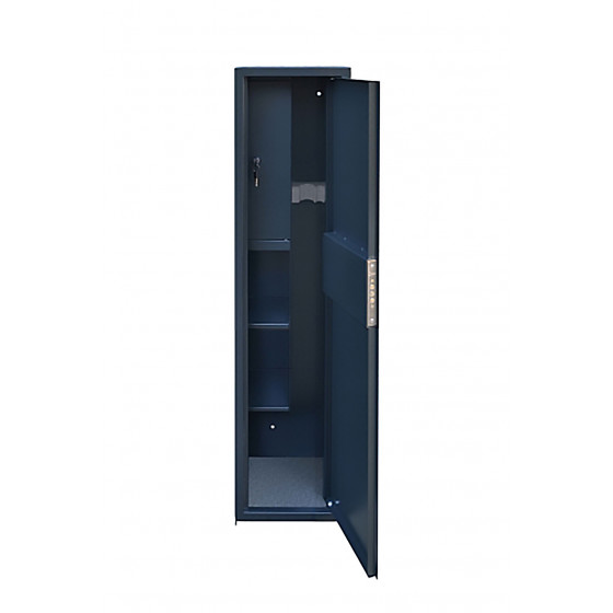 Metal safe for storing a rifles with a tray for cartridges – Levmetal SZ-124.2.VM (Anthracite)