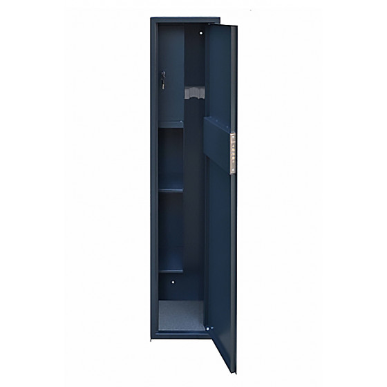 Metal safe for storing a rifles with a tray for cartridges – Levmetal SZ-140.2.VM (Anthracite)