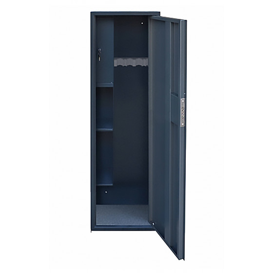 Metal safe for storing a rifles with a tray for cartridges – Levmetal SZ-140.4.VM (Anthracite)