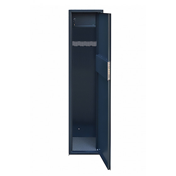 Metal safe for storing a rifles with a tray for cartridges – Levmetal SZ-140.5.GM (Anthracite)