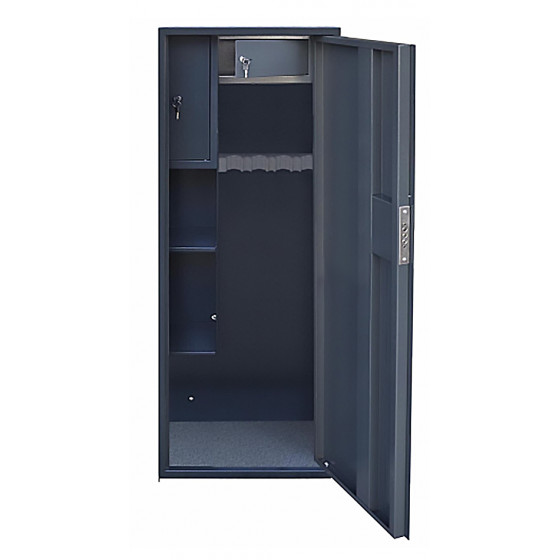 Metal safe for storing a rifles with a tray for cartridges – Levmetal SZ-160.5/M (Anthracite)