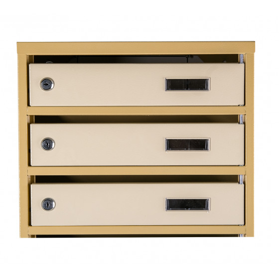 Mailbox for 9 apartments (YP-09-A beige)