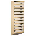 Mailbox for 10 apartments (YP-10-A beige)