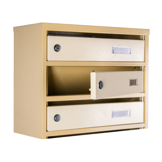 Mailbox for 10 apartments (YP-10-A beige)
