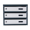 Mailbox for 4 apartments (YP-04-A anthracite-gray)