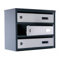 Mailbox for 6 apartments (YP-06-A anthracite-gray)