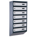 Mailbox for 7 apartments (YP-07-A anthracite-gray)