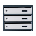 Mailbox for 8 apartments (YP-08-A anthracite-gray)
