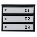 Mailbox for 5 apartments (YP-05-B black-gray)