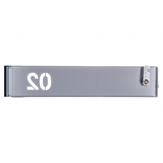 Mailbox for 8 apartments (YP-08-B black-gray)