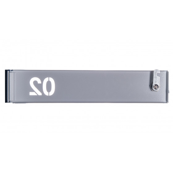 Mailbox for 9 apartments (YP-09-B black-gray)