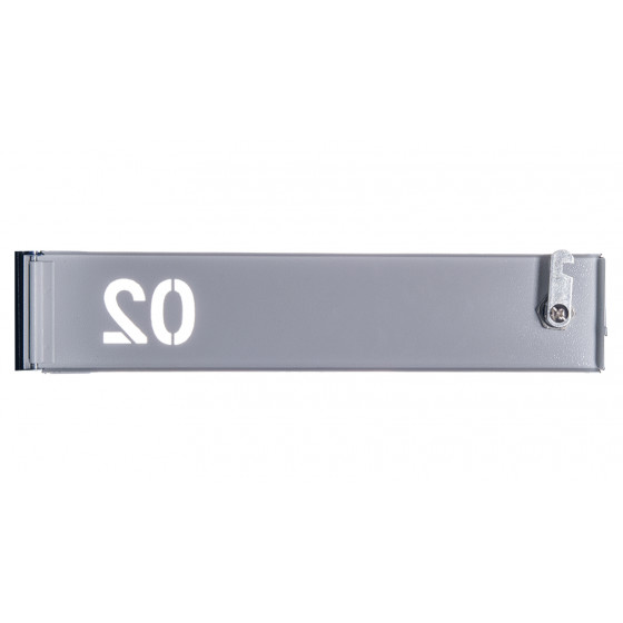 Mailbox for 10 apartments (YP-10-B black-gray)