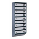 Mailbox for 9 apartments (YP-09-B anthracite-gray)