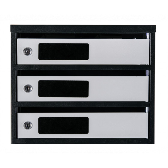Mailbox for 5 apartments (YP-05-C black-gray)