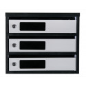 Mailbox for 5 apartments (YP-05-C black-gray)