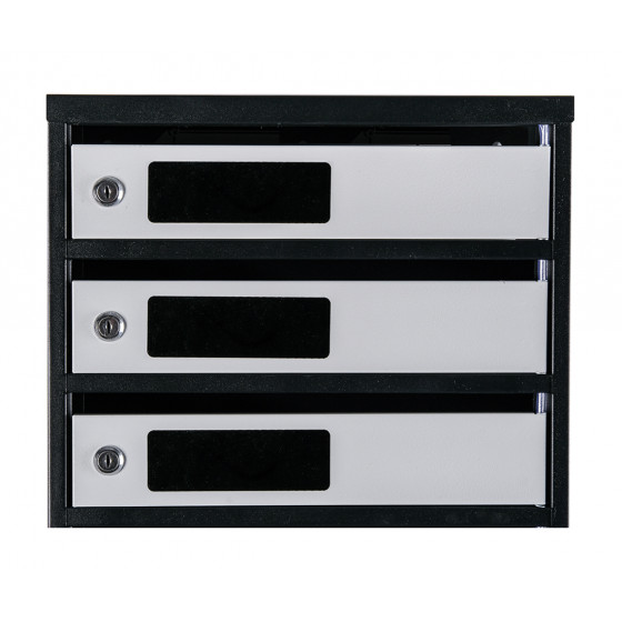 Mailbox for 6 apartments (YP-06-C black-gray)