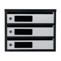 Mailbox for 6 apartments (YP-06-C black-gray)