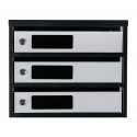 Mailbox for 7 apartments (YP-07-C black-gray)