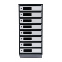 Mailbox for 8 apartments (YP-08-C black-gray)