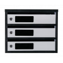 Mailbox for 8 apartments (YP-08-C black-gray)