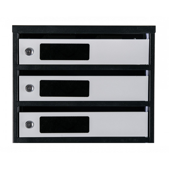Mailbox for 9 apartments (YP-09-A black-gray)