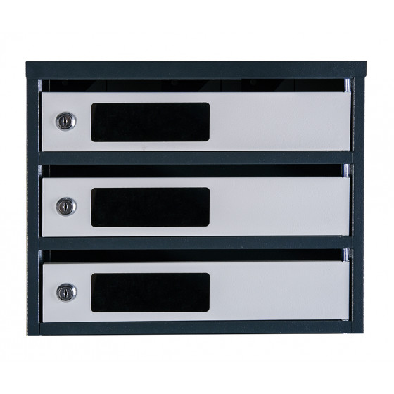 Mailbox for 7 apartments (YP-07-C anthracite-gray)