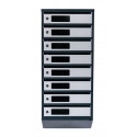 Mailbox for 8 apartments (YP-08-C anthracite-gray)