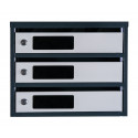 Mailbox for 9 apartments (YP-09-C anthracite-gray)