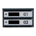 Mailbox for 6 apartments (YP-06-D anthracite-gray)