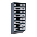 Mailbox for 8 apartments (YP-08-D anthracite-gray)