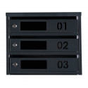Mailbox for 5 apartments (YP-05-D anthracite)