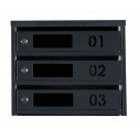 Mailbox for 10 apartments (YP-10-D anthracite)