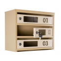 Mailbox for 10 apartments (YP-10-D beige)