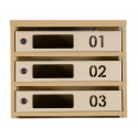Mailbox for 10 apartments (YP-10-D beige)