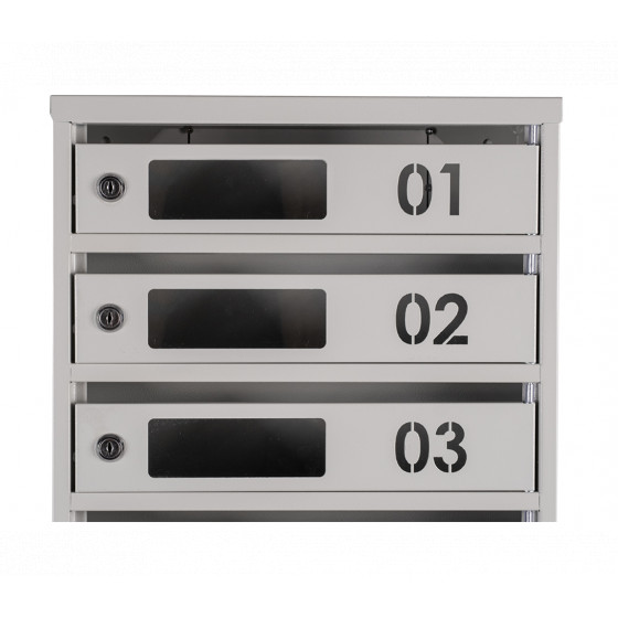 Mailbox for 6 apartments (YP-06-D gray)