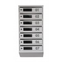 Mailbox for 7 apartments (YP-07-D gray)
