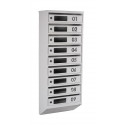Mailbox for 9 apartments (YP-09-D gray)