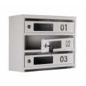 Mailbox for 9 apartments (YP-09-D gray)