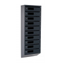 Mailbox for 10 apartments (YP-10-C anthracite-gray)