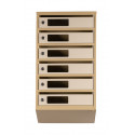 Mailbox for 6 apartments (YP-06-C beige)