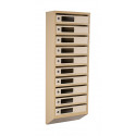 Mailbox for 10 apartments (YP-10-C beige)