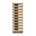 Mailbox for 10 apartments (YP-10-C beige)