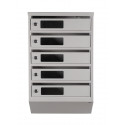 Mailbox for 5 apartments (YP-05-C gray)
