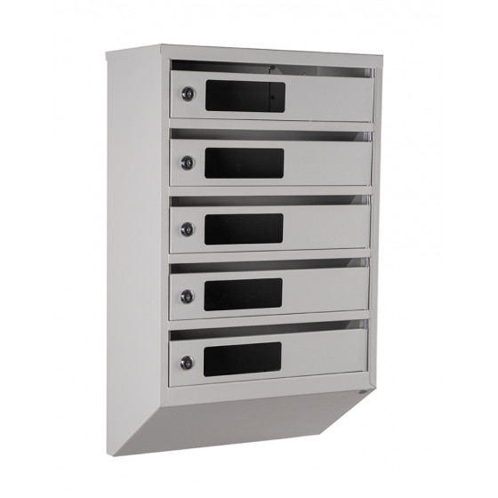 Mailbox for 5 apartments (YP-05-C gray)