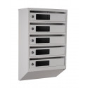 Mailbox for 5 apartments (YP-05-C gray)