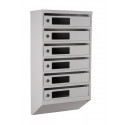 Mailbox for 6 apartments (YP-06-C gray)