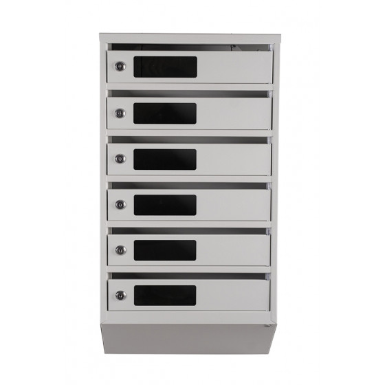Mailbox for 6 apartments (YP-06-C gray)